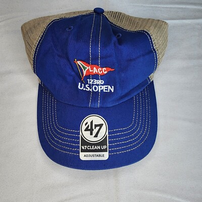 LACC LA Country Club 123rd US Open Adjustable Snapback Men Blue Beige Hat