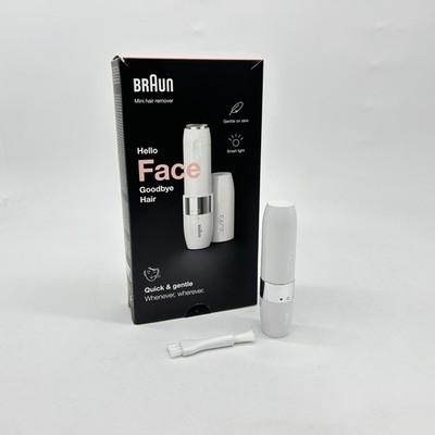 Braun Face Mini Haarentferner FS1000, elektrischer Gesichtshaarentferner für Fra