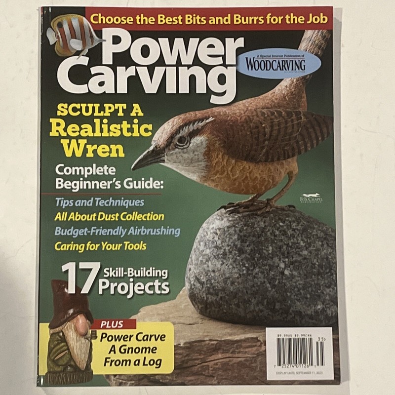 Power Carving Wood Carving Magazine Sculpt A Realistic Wren