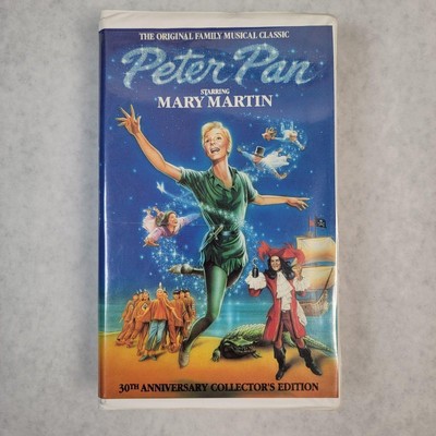 PETER PAN 30TH ANNIVERSARY EDITION RARE VHS - 1960 MARY MARTIN LIVE