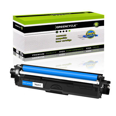 TN221 TN225 Cyan Toner Cartridge Compatible with Brother MFC-9340CDW HL-3170CDW