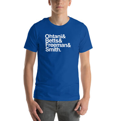 LOS ANGELES DODGERS Star Teammates T-SHIRT Ohtani Freeman Betts & Smith Baseball