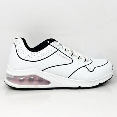 

Skechers Womens Uno 2 Pathway 155539 Белая повседневная обувь Кроссовки Размер 8.5, Белый, Uno 2 Pathway