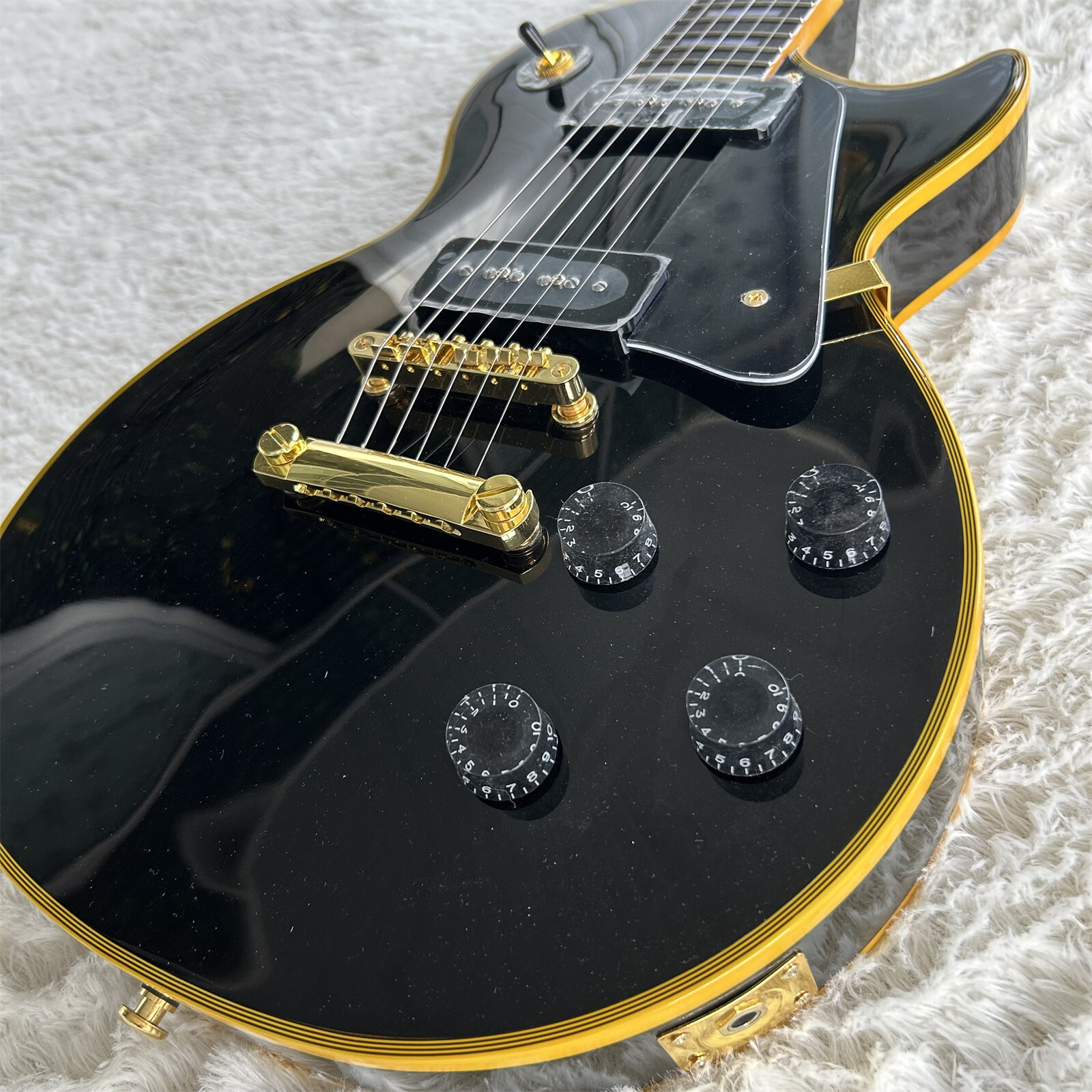 ギター LP CUSTOM model LP Custom Zebrawood DIY Electric Guitar Kit (PLP-066F, Fast