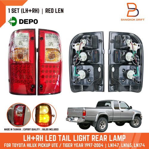 DEPO LED RED TAIL LIGHT REAR LAMP FOR TOYOTA HILUX PICKUP MK4 MK5