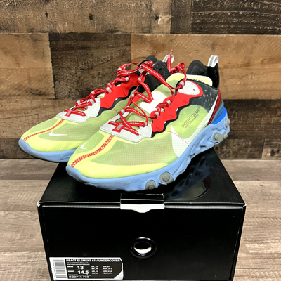 2018 NIKE UNDERCOVER X REACT ELEMENT 87 VOLT SZ 13 BQ2718 700 RED