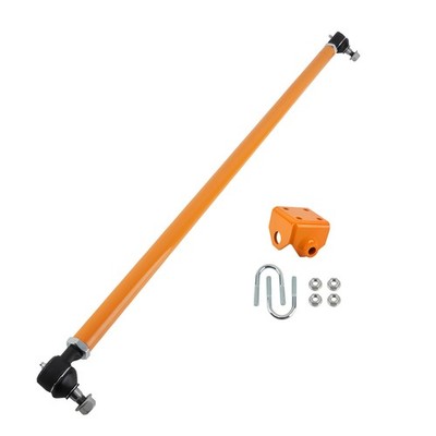 Adjustable HD Front Drag Link Steering Arm Rod For Nissan GU Y61 Patrol 97-12