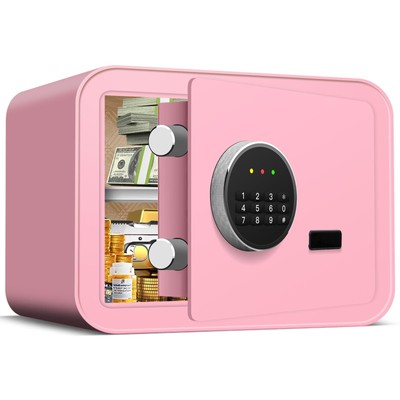 1.0 Cu ft Safe Box, Home Safe, Digital Home Security Safe Box with KEYS & NUM...