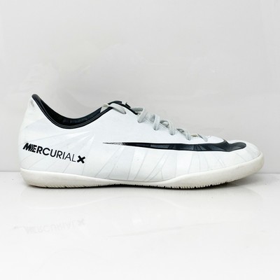 

Белые футбольные бутсы Nike Boys MercurialX Victory VI 852488-401, размер 4,5 года, Белый, MercurialX Victory VI IC CR7