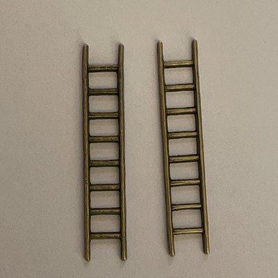 Military Miniature's 1/72 Scale Bronze Metal  Straight Ladder 2 - Pack - BML02