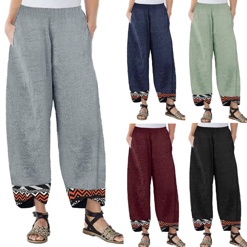 boho plus size pants