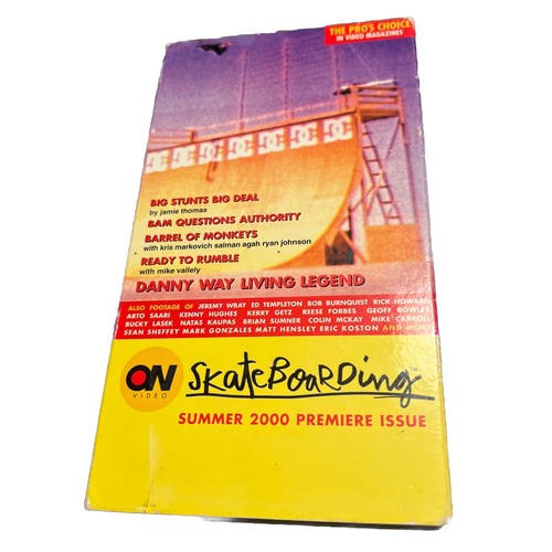 ON Video Magazine Premier Issue Summer 2000 Skateboarding