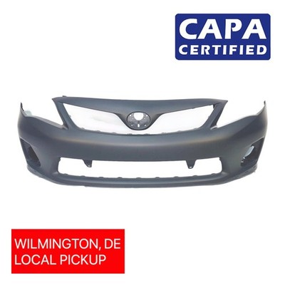 2011-2013 Toyota Corolla Sedan S XRS CAPA Primed Front Bumper Cover TO1000373 DE