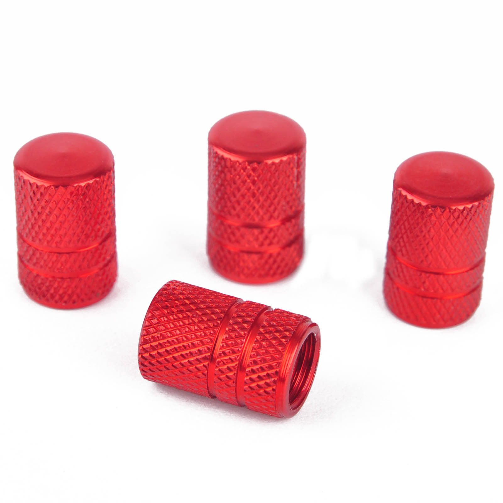 Ventilkappen für Krafträder in Rot