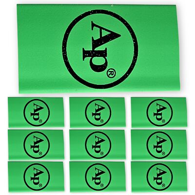 0 Gauge 3:1 Heat Shrink with Audiopipe Logo 10 Pack Green