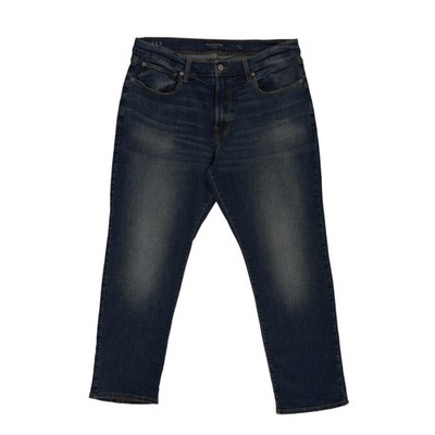 Lucky Brand 223 Straight Jeans Men's Size 36x30 Dark Wash Blue Stretch Denim