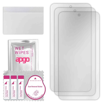 3x apgo CLEAR hydrogel screen protector for Tecno Pop 7