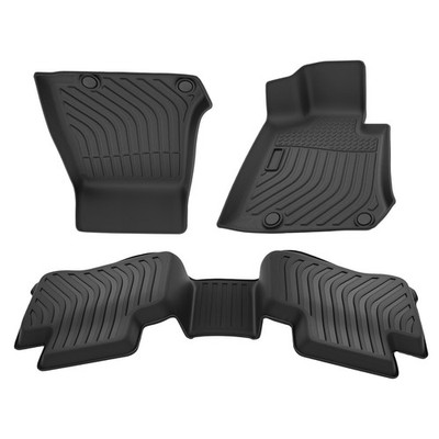 Black TPE Carpet Floor Mats for Mercedes-Benz GLC300/GLC63 AMG 2016-2022