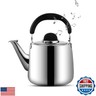 Tea Kettle,Whistling Tea kettle for Stove Top,2 QT Stainless Steel Teapot,Induction Tea Kettle Pot for Stovetop (1.9 L,Silver)