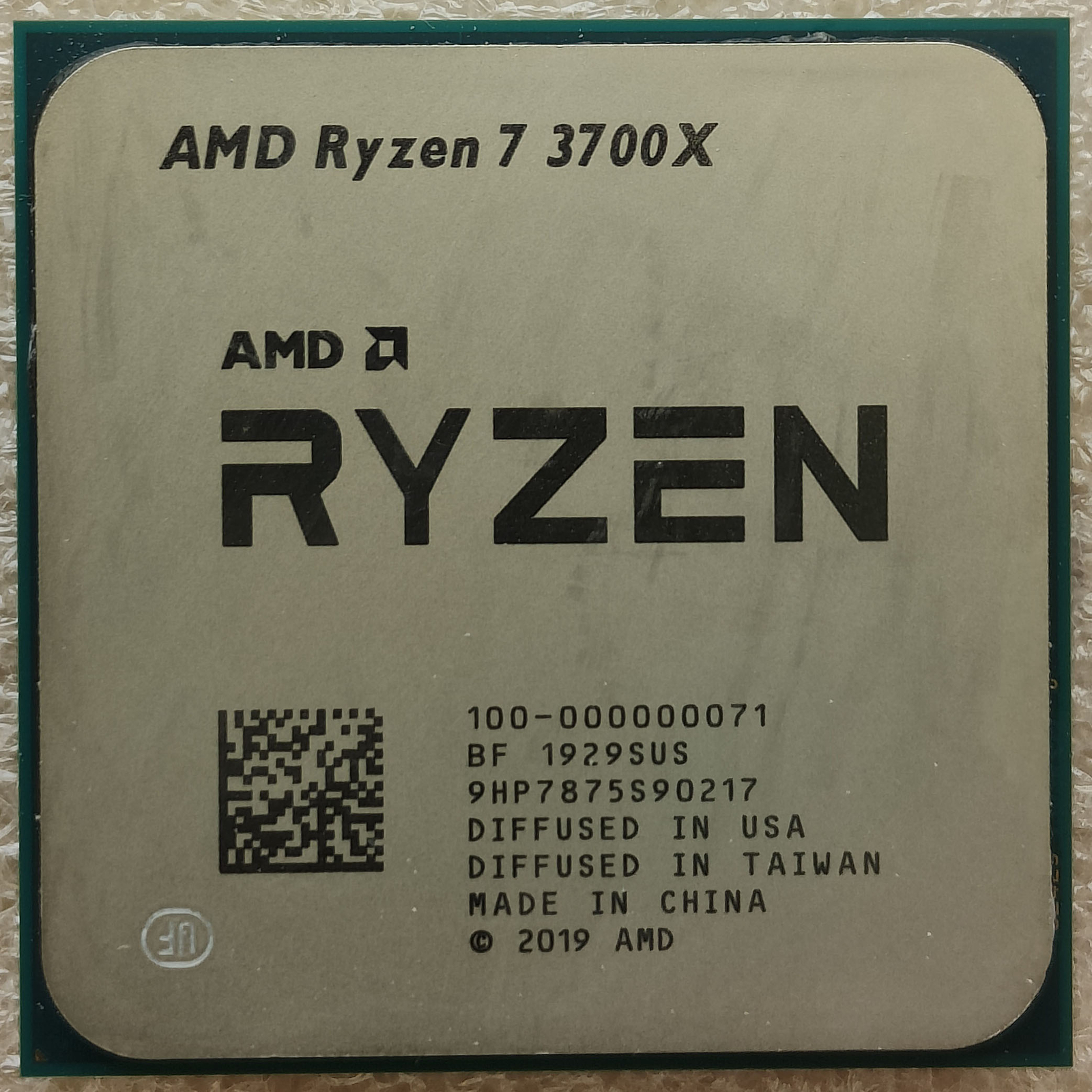 AMD Ryzen 7 3700X 8コア CPU AMD RYZEN 7 3700X 8-Core 3.6 GHz