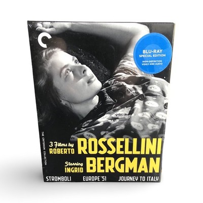 Criterion Collection 3 FILMS BY ROBERTO ROSSELINI Blu-ray Box Set