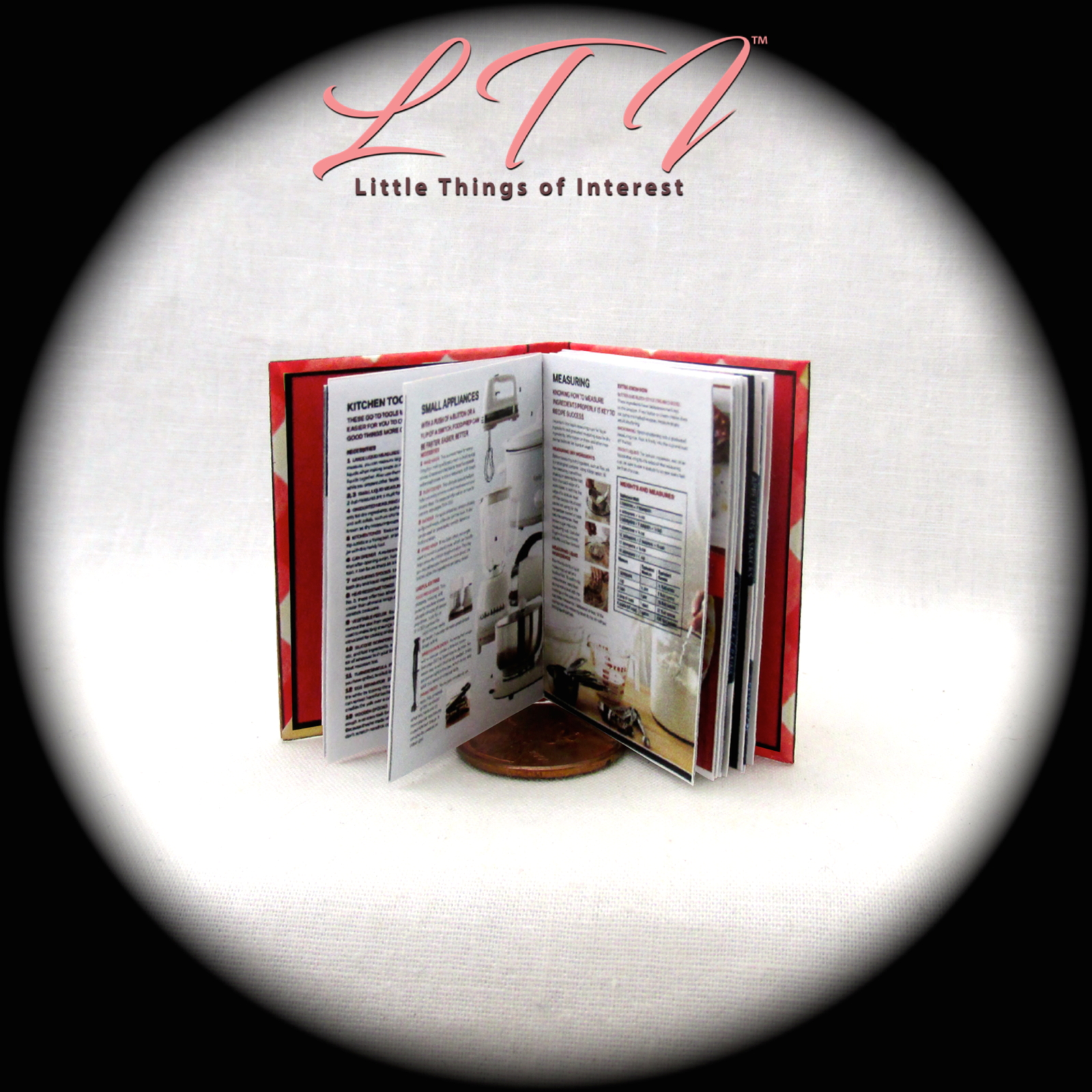 1:6 Scale BETTER HOMES AND GARDENS NEW COOKBOOK Color Illustrated Book