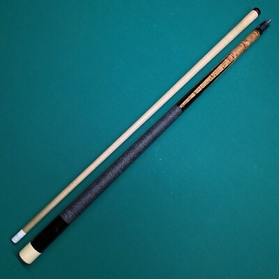 Rare Vintage Espiritu Custom Pool Cue Ebony Black Gray 93'