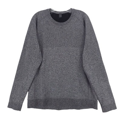 LULULEMON Engineered Warmth Dark Heather Gray/Black Long Sleeve Crew XL
