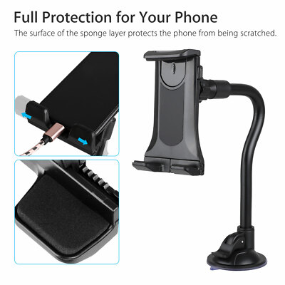 360° Car Windshield Dashboard suction Mount Holder Stand For Phone Tablet PC GPS