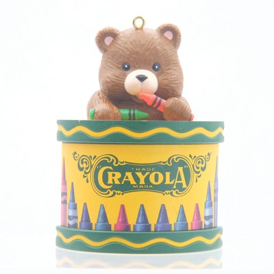 Binney Smith Crayloa Teddy Bear Christmas Tree Ornament