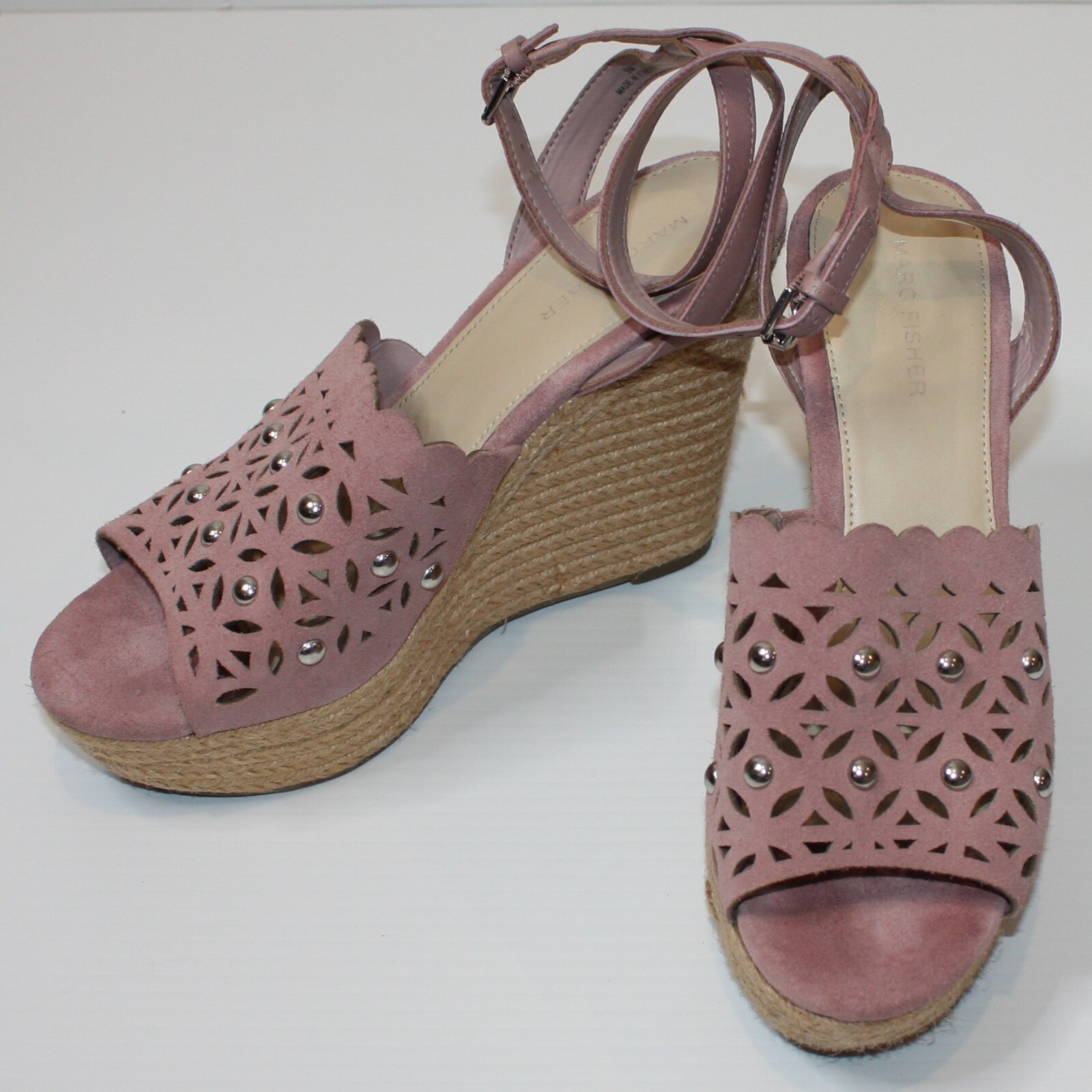 Marc Fisher Women's Hata Pink Platform Wedge Sandals Shoes size US 9M | eBay
