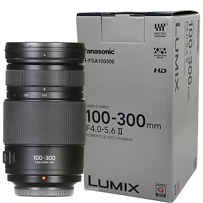 Panasonic Lumix G Vario 100-300mm f/4-5.6 II Power O.I.S. Lens Panasonic Lumix G Vario 100-300mm f/4-5.6 II Power O.I.S. Lens