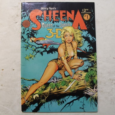 Jerry Iger's Sheena Queen of The Jungle 3-D Special 1985 Dave Stevens Cover 5.0