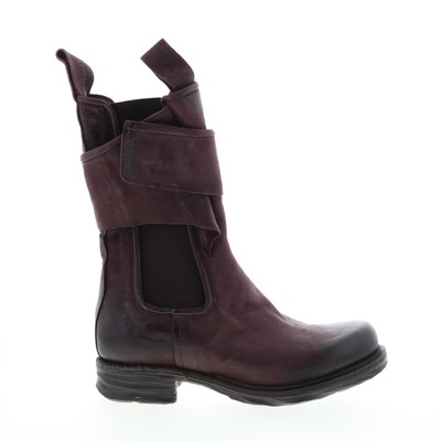 

AS98 Sikes A50216-102 Женские бордовые кожаные ботинки челси без шнуровки 6, Burgundy, A.S.98 Sikes