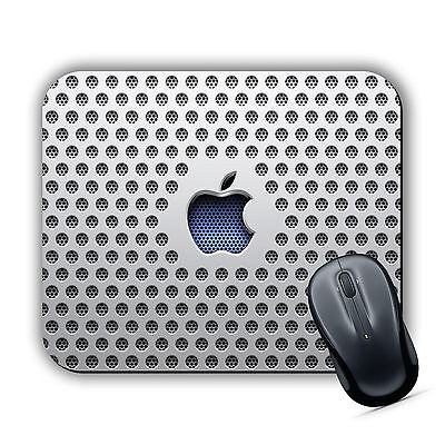 WHITE GRILL APPLE EFFECT MOUSE MAT Pad PC Mac iMac MacBook Gaming High Quality