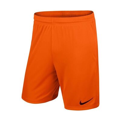 Nike Park II Knit Short (ohne Innenslip) orange/schwarz 725887-815 Größe S
