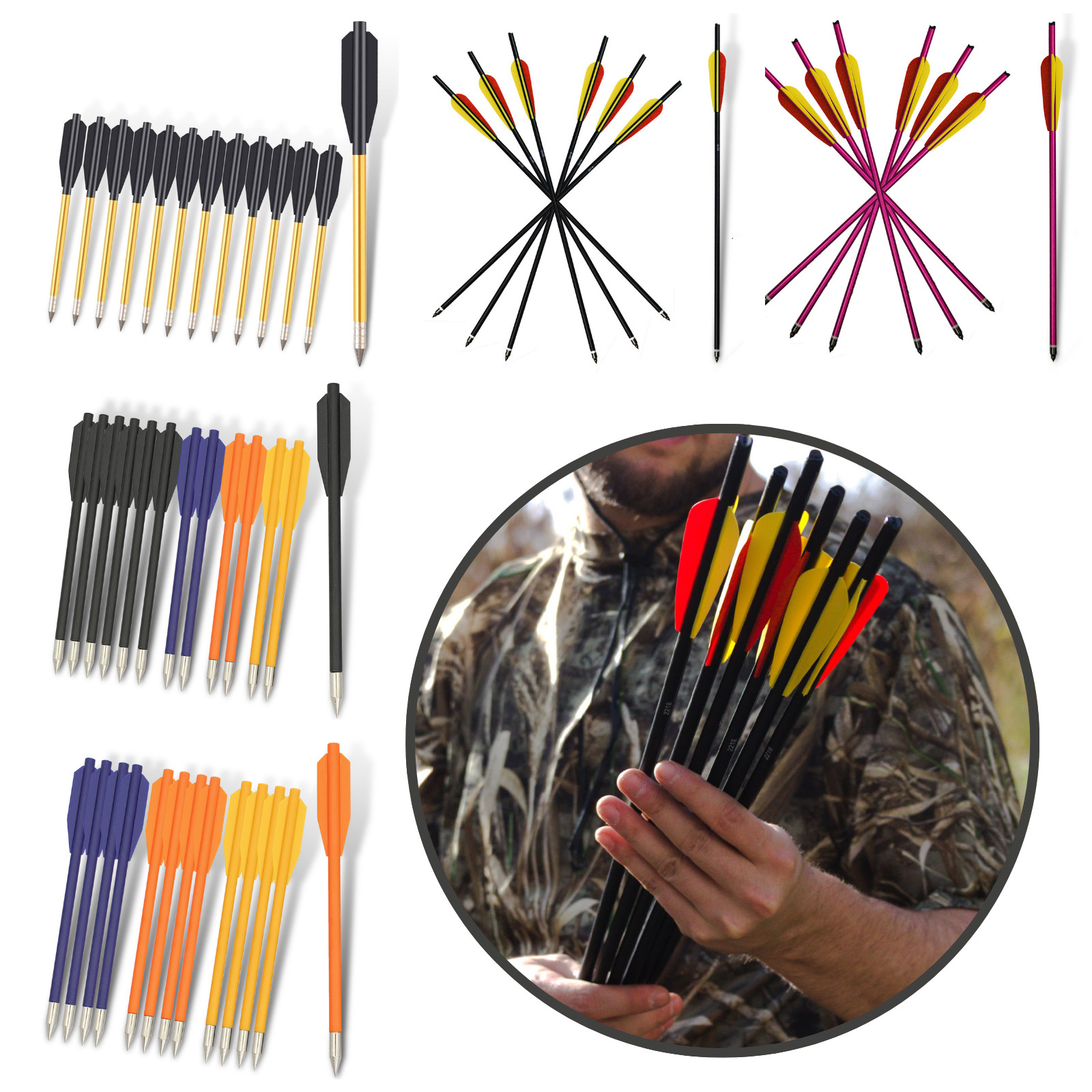 METAL STEEL CROSSBOW REPLACEMENT ARROWS | GREAT OUTDOORS ARROWS Collection