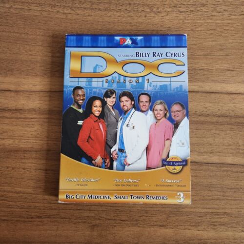 Doc Season 1 One (DVD, 2003, 3-Disc Set) Billy Ray Cyrus PAX TV Doc Season 1 One (DVD, 2003, 3-Disc Set) Billy Ray Cyrus PAX TV