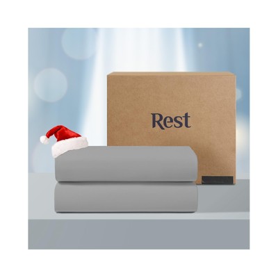 REST® Evercool®+ Flat Sheet, Silver Infused Cooling Bedding for Hot Sl