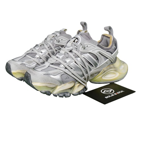 靴 adidas XLG runner deluxe Grey Silver adidas XLG Runner Deluxe Grey Metallic Silver Men's - JR9631