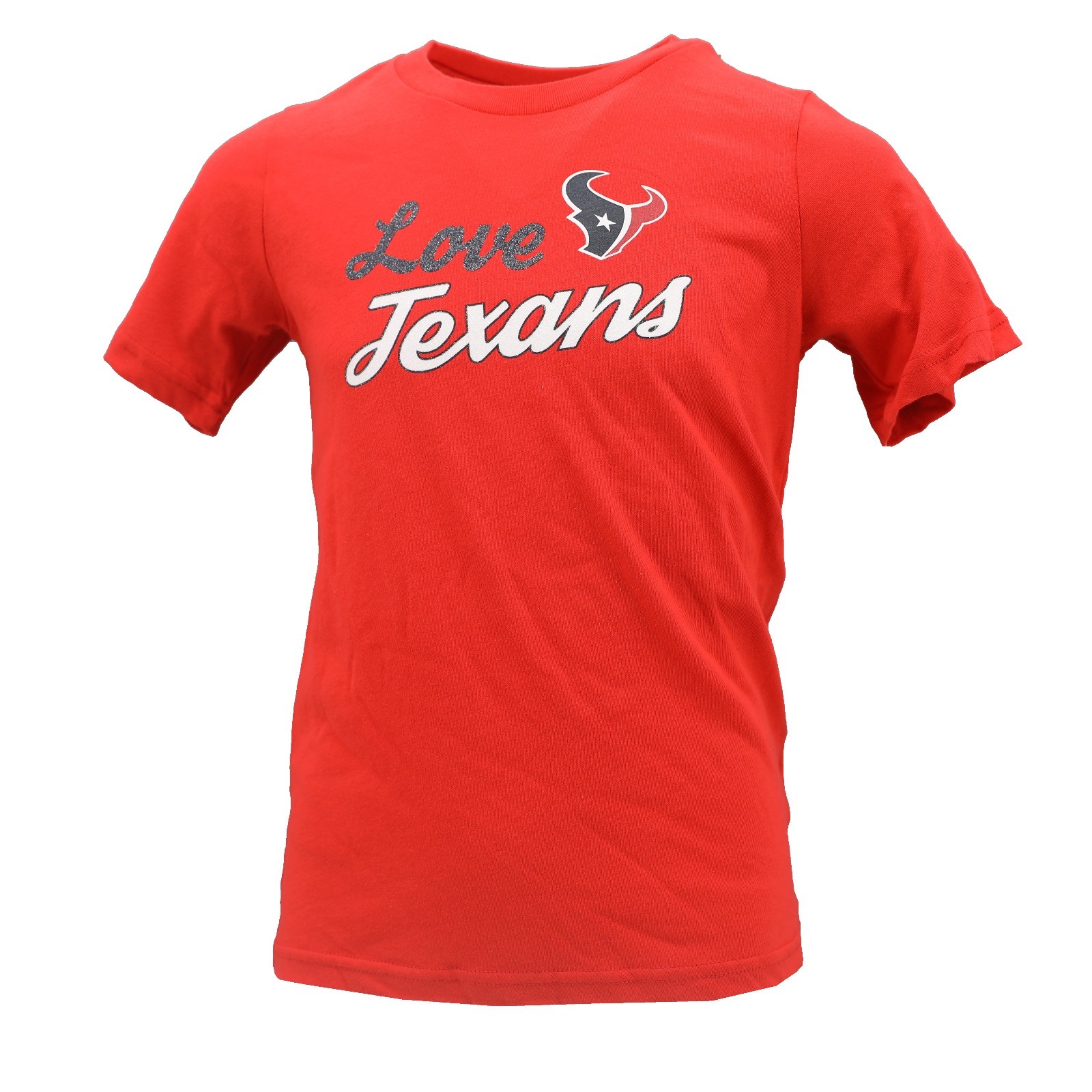 Houston Texans Youth Kids Girls Size Official NFL Apparel TShirt New