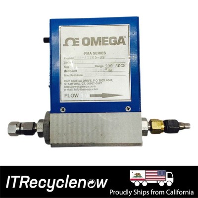 Omega FMA-A2205-SS FMA Series Mass and Volumetric Flow Meter 500 PSIG 500 SCCM