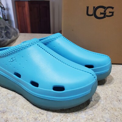 NEW BIG KIDS SIZE 6 AGUA BLUE UGG TASMAN SPORT LOAFERS SHOES SLIPPERS 1136525K
