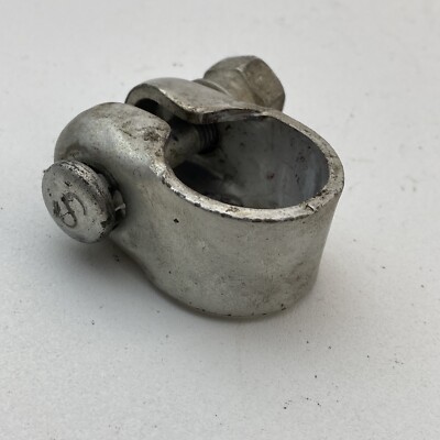 Vintage Schwinn Old School BMX Seatpost Clamp S Stamp 70s OG Silver Mongoose A25