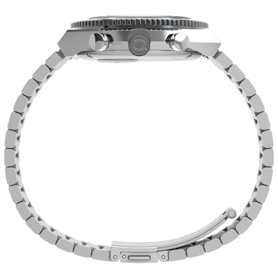 TIMEX TIMEX Q GMT CHRONOGRAPH 40MM WHITE SS