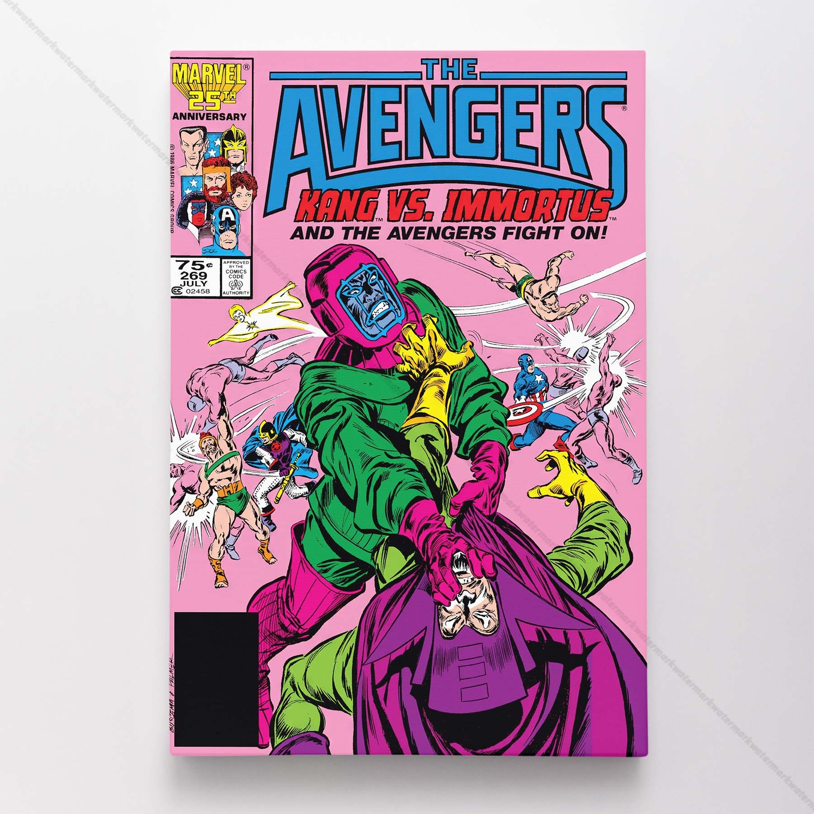 Avengers #269 Poster Canvas Mightiest Heroes Marvel Comic Book Art Print