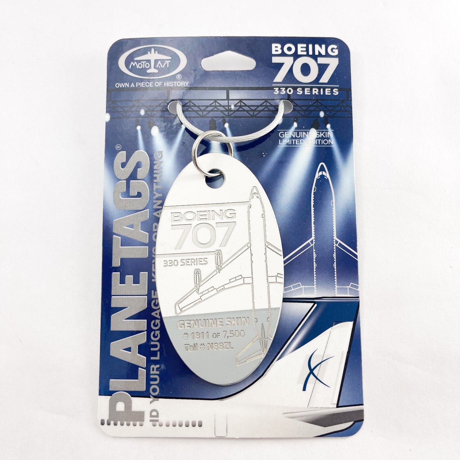 LH ルフトハンザ航空 Planetags B707 PLANETAGS BOEING 707, 330 Series N88ZL White & Light Grey Bi