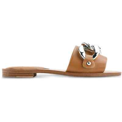 

Marc Fisher Rosely Женские кожаные сандалии без шнуровки Коричневые 36,5 евро США 6,5, Коричневый