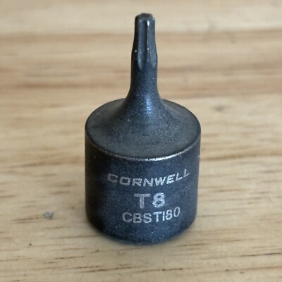 Cornwell T8 Impact Star Bit Driver Socket 1/4  Drive CBSTI80 NEW OPEN BOX READ