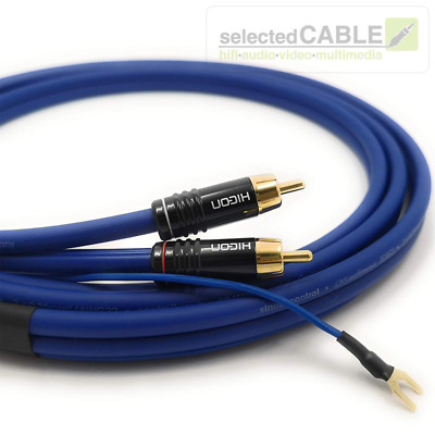 Selected Cable Phonokabel 5m Audio + 1x Masseleitung vergoldet SC81-K3-0500